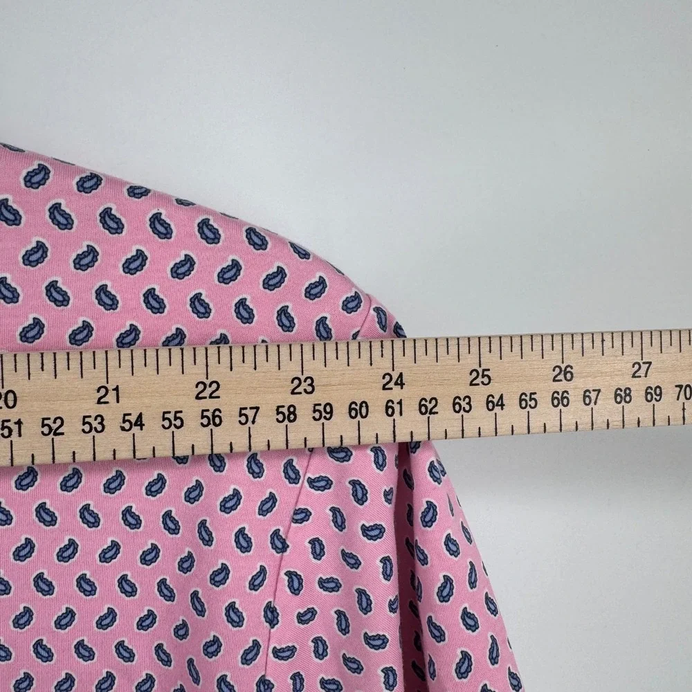 Polo Ralph Lauren Pink Paisley Polo Shirt Men 2XLT Short Sleeve Tall Classic Fit